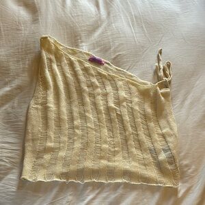 Edikted Cream Knit Sweater